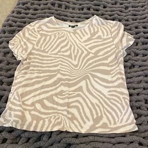 Zebra print T-shirt